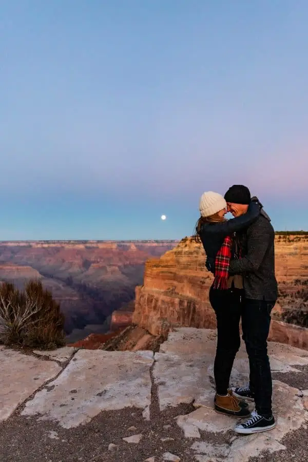 best views sunset south rim